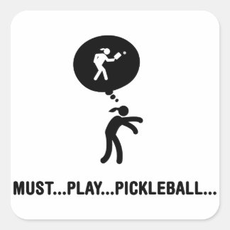Adesivo Quadrado Picleball