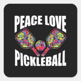 Adesivo Quadrado Picleball