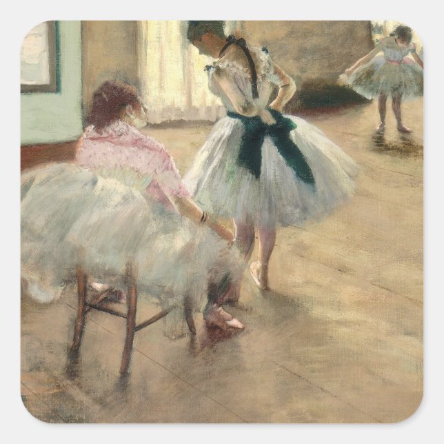 Adesivo Quadrado Pierre A Renoir | Aulas de dança (Frente)