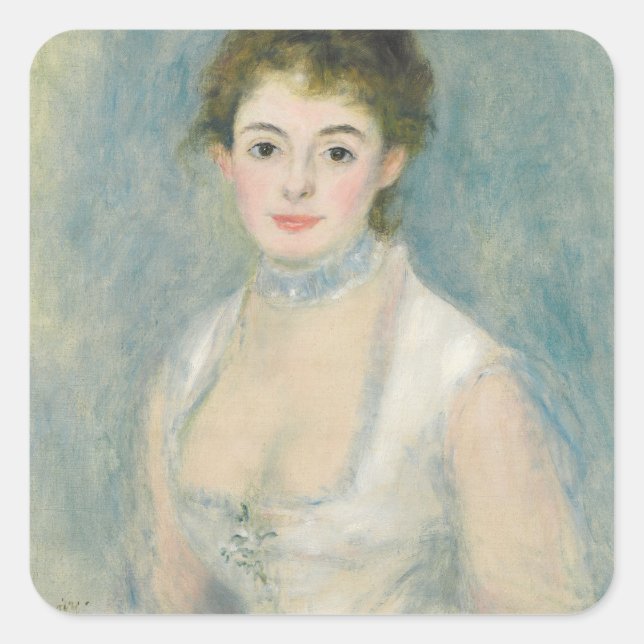 Adesivo Quadrado Pierre A Renoir | Madame Henriot (Frente)