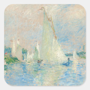 Adesivo Quadrado Pierre-Auguste Renoir - Regatta na Argentina
