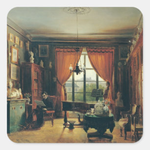 Adesivo Quadrado Pierre-Joseph-Guillaume Zimmermann