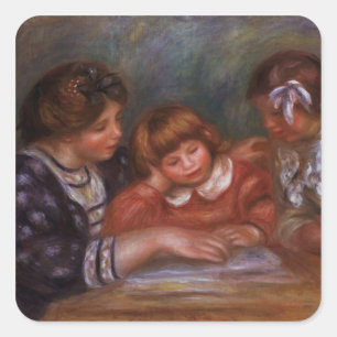 Adesivo Quadrado Pierre um Renoir a lição
