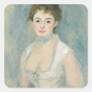 Adesivo Quadrado Pierre uma senhora Henriot de Renoir  