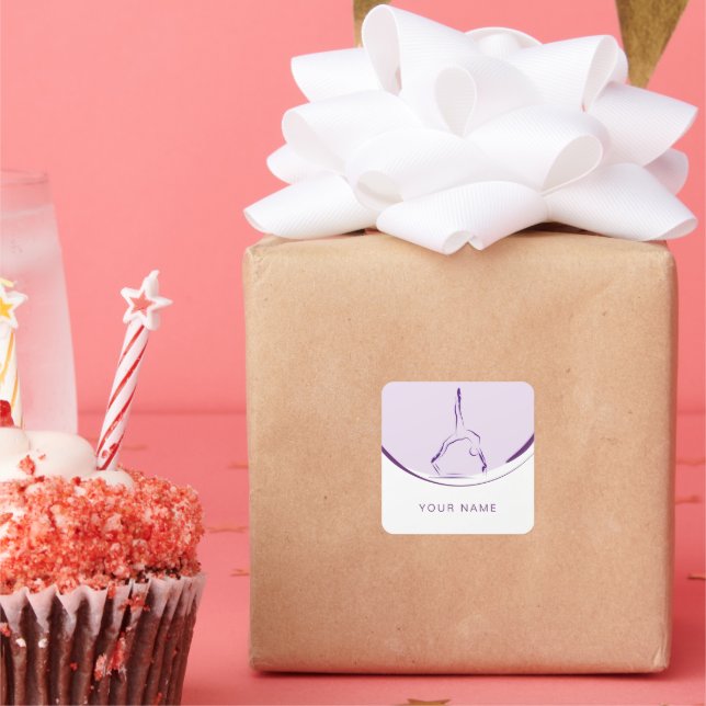 Adesivo Quadrado Pilatos no reformador (Festa)