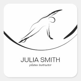 Adesivo Quadrado Pilha Pose Side Flyer