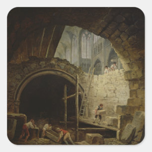 Adesivo Quadrado Pilhando os Vaults reais