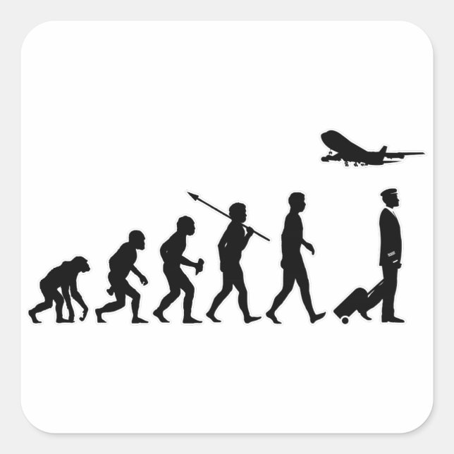 Adesivo Quadrado Piloto comercial (Frente)