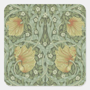 Adesivo Quadrado Pimpernel Pattern (por William Morris)