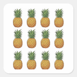 Adesivo Quadrado Pineapple 
