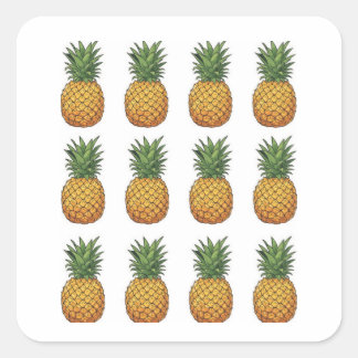 Adesivo Quadrado Pineapple 