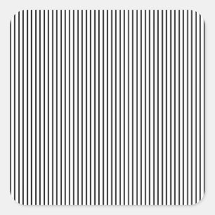 Adesivo Quadrado Pinstripe Preta
