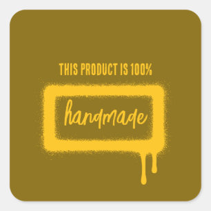 Adesivo Quadrado Pinta de pulverização