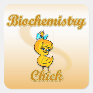 Adesivo Quadrado Pintinho de bioquímica