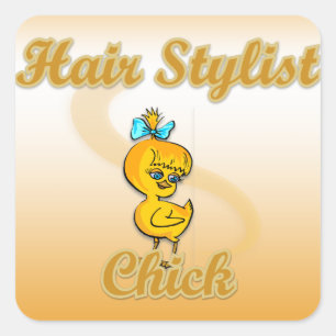 Adesivo Quadrado Pintinho Stylist para o cabelo