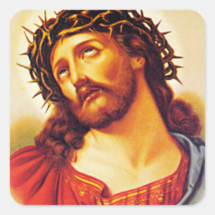 Adesivo Quadrado pintura de pintura de pintura de pintura de cristo