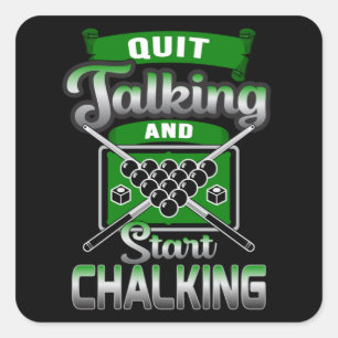 Adesivo Quadrado Piscina Snooker Billiard 8 Ball Billiards Engraça