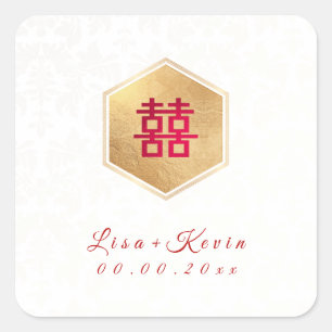 Adesivo Quadrado PixDezines Chinês Honeycomb Dupla apatia