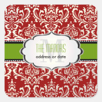PixDezines Red+White Rossi Damask/Natal
