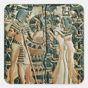 Adesivo Quadrado Placa da tampa do caixão mostrando