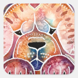 Adesivo Quadrado PLACA DE ARTE lisa PRISM Chow