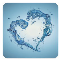 Placas De Água Em Forma De Coração