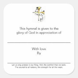 Adesivo Quadrado Placas Hímicas em Apreciação de