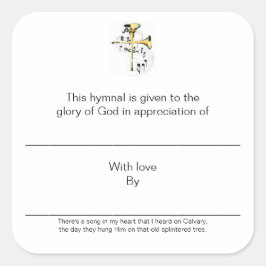 Adesivo Quadrado Placas Hímicas em Apreciação de