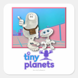 Adesivo Quadrado Planetas Pequenos - Planeta de Coisas