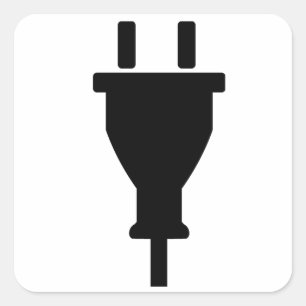 Adesivo Quadrado Plug