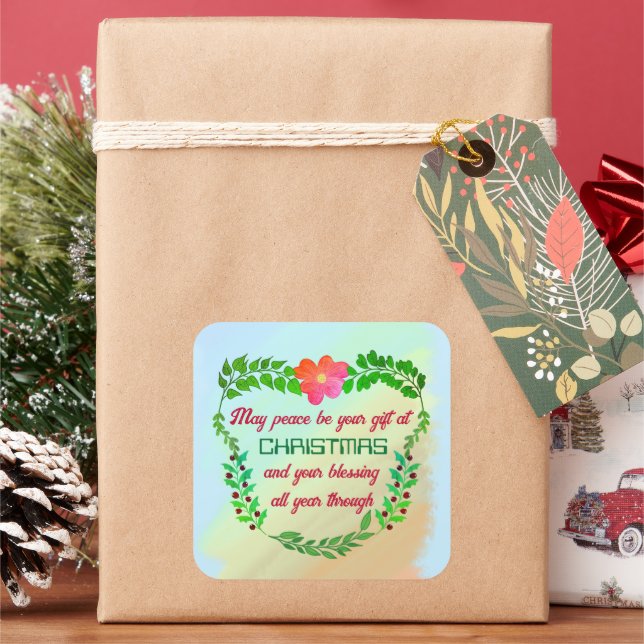 ADESIVO QUADRADO PODE SER O SEU PRESENTE NO NATAL (Feriado)