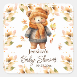 Adesivo Quadrado Podemos Ampliar O Chá de fraldas De Espera