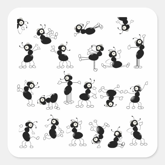 Adesivo Quadrado Podemos dançar (Frente)