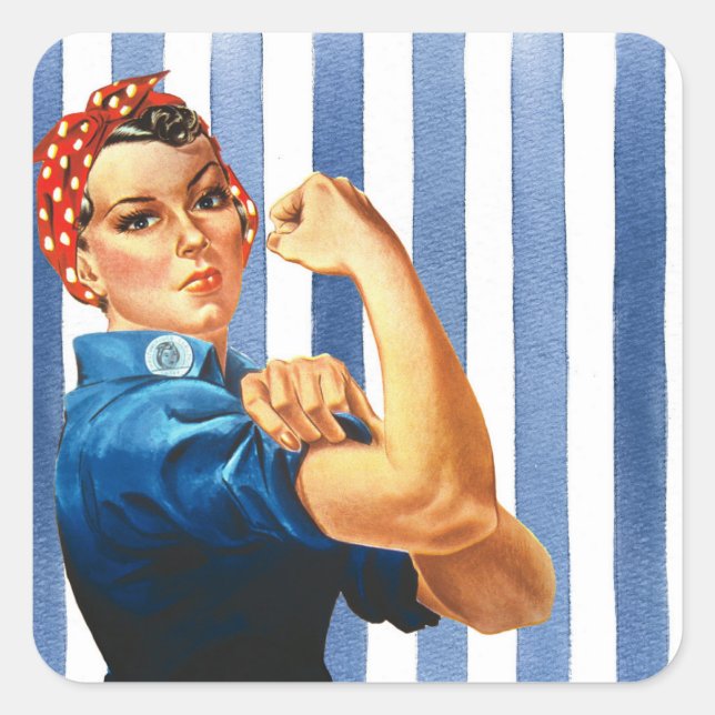 Adesivo Quadrado Poder das mulheres (Frente)