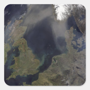 Adesivo Quadrado Poeira africana soprando sobre a Escócia