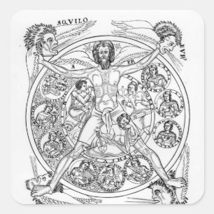 Adesivo Quadrado Poesia e música