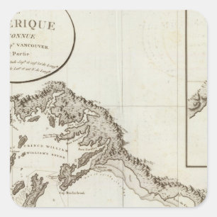 Adesivo Quadrado Point Riou to Point Possession Alaska