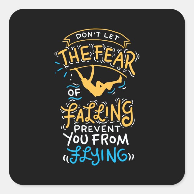 Adesivo Quadrado Pole Vault (Frente)