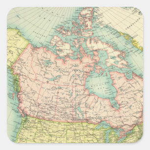 Adesivo Quadrado Política da América do Norte