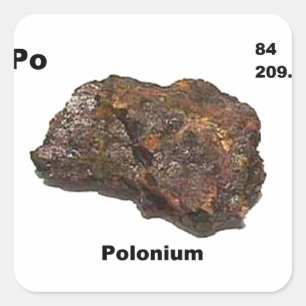Adesivo Quadrado Polônio