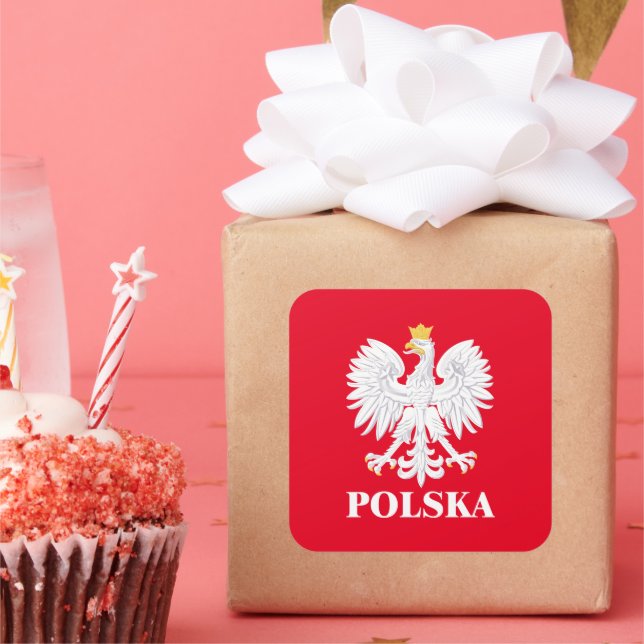 Adesivo Quadrado Polska 3 (Festa)