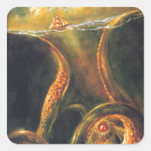 Adesivo Quadrado Polvo Monster