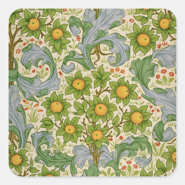 Adesivo Quadrado Pomar, Carvalho, 1899 (Frente)