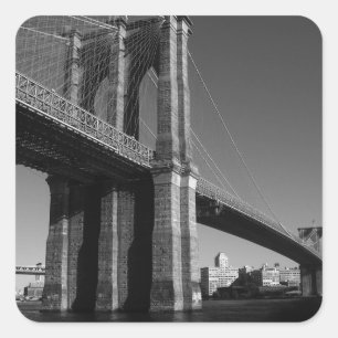 Adesivo Quadrado Ponte Black & White Brooklyn