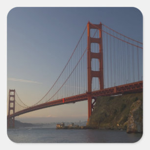 Adesivo Quadrado Ponte Golden Gate e São Francisco 3
