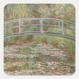Adesivo Quadrado Ponte Japonesa Francesa de Monet Giverney