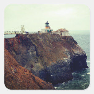 Adesivo Quadrado Ponto Bonita Lighthouse #1 Stickers