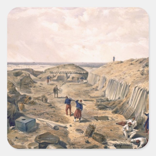 Adesivo Quadrado Ponto da Basção du Mat, placa do "Banco (Frente)