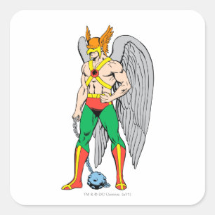 Adesivo Quadrado Ponto de Pé do Hawkman