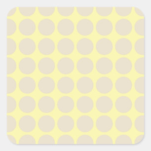 Adesivo Quadrado Pontos neutros de creme